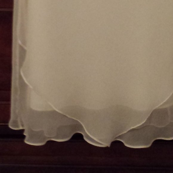 JILL STUART cream silk dress size 2 - Picture 5 of 7